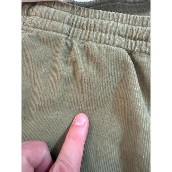 Todd Snyder New York Corduroy Jogger Pants Drawstring Waist Olive Large - Picture 5 of 7